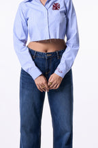 ROUGH ROSES CROP SHIRT