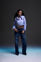 ROUGH ROSES CROP SHIRT