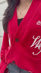 RED DREAMS CARDIGAN